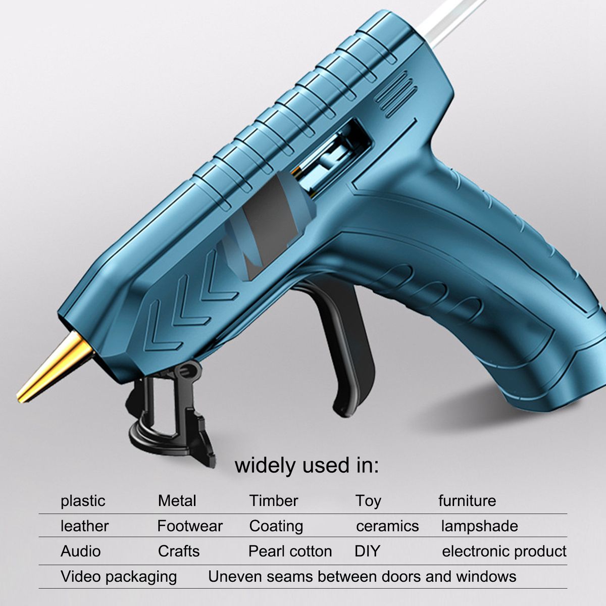 Mini  Gun DIY Hot Melt Colorful Pen-Shaped Cordless 2200mAh USB Rechargeable Lithium