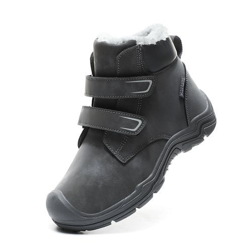 Boys, Girls And Children's Casual Trend Snow Boots-Grey