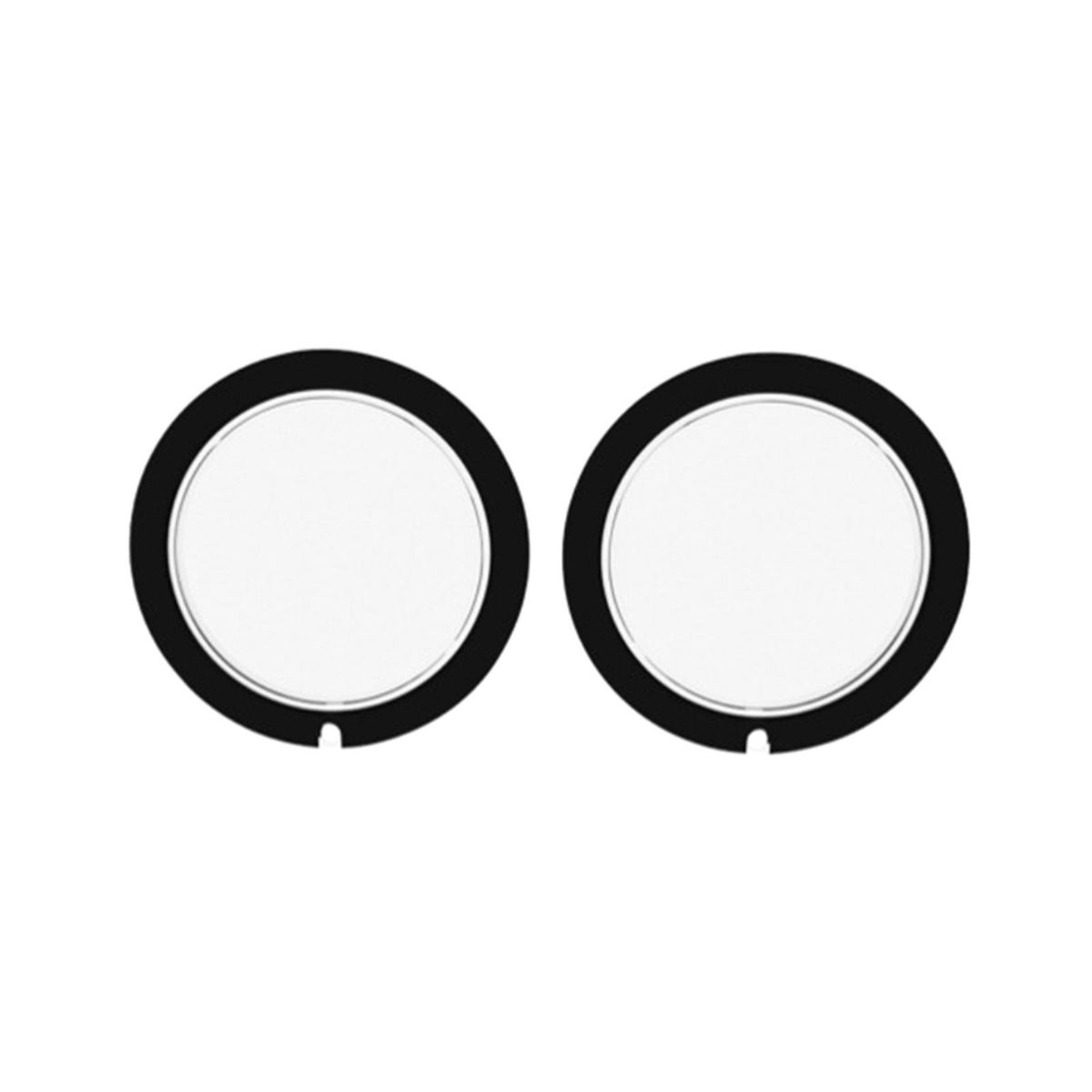 2Pcs Lens Guard Covers Sticky Lens Guard Covers White