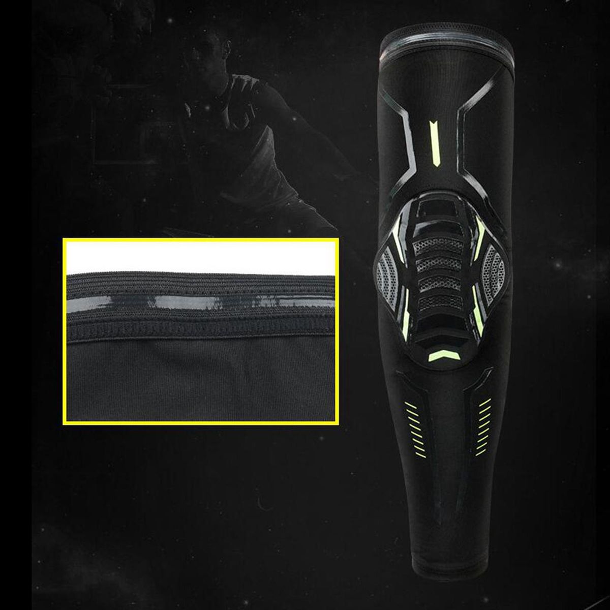 Knee Elbow Safety Guard Body Protective Gear Elbow Black