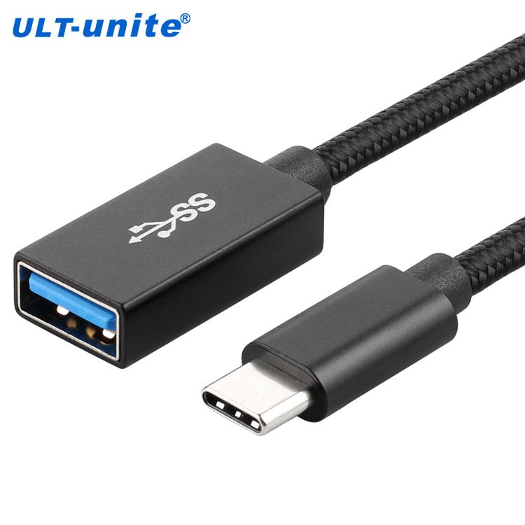 Type-C Male To USB Female Cable USB-C To USB-A OTG Adapter