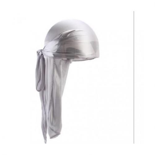 Luxury Plain Silky DURAG - Grey
