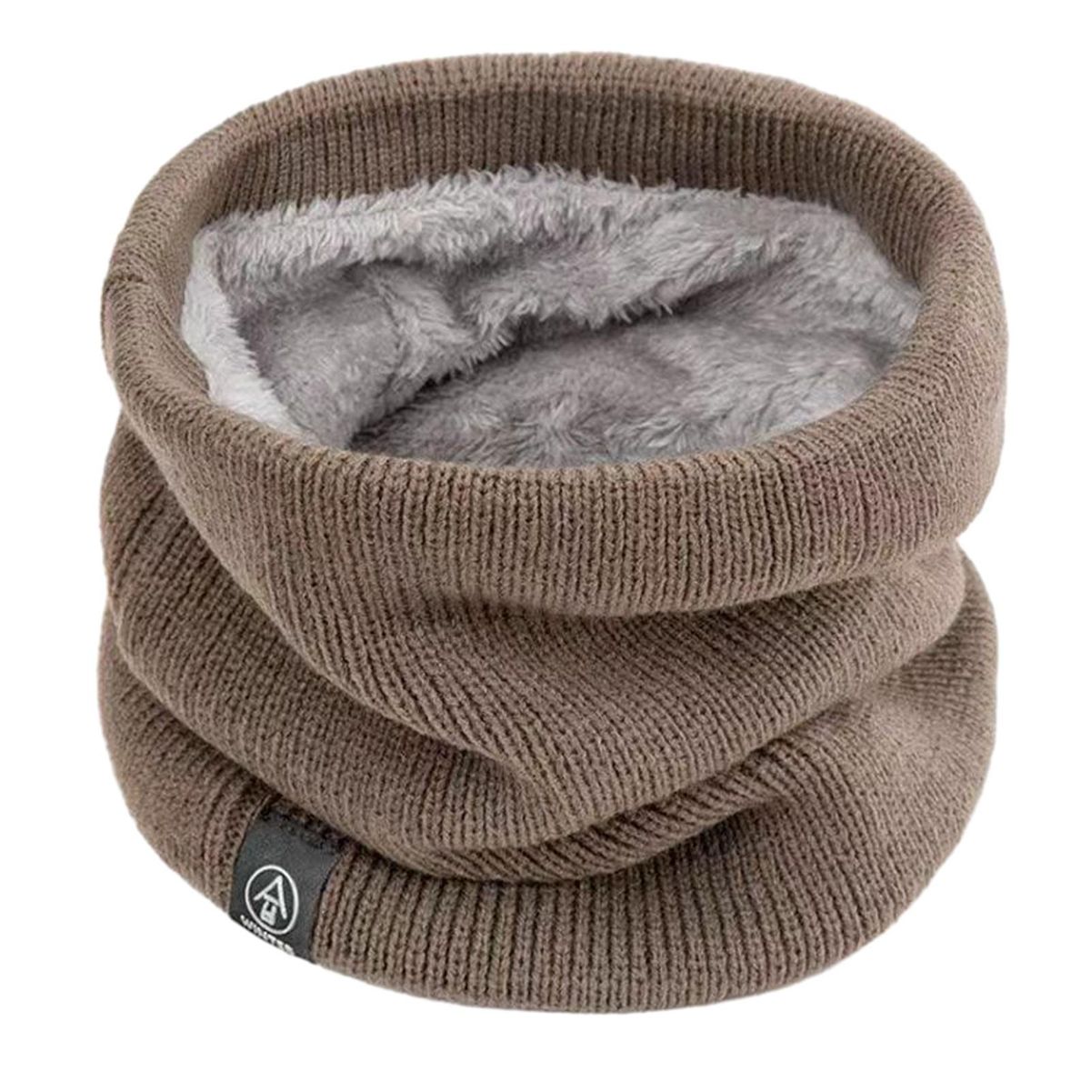 Cycling Neck Wrap Cozygear Unisex Plush Neck Wrap Warmth for Outdoor Khaki
