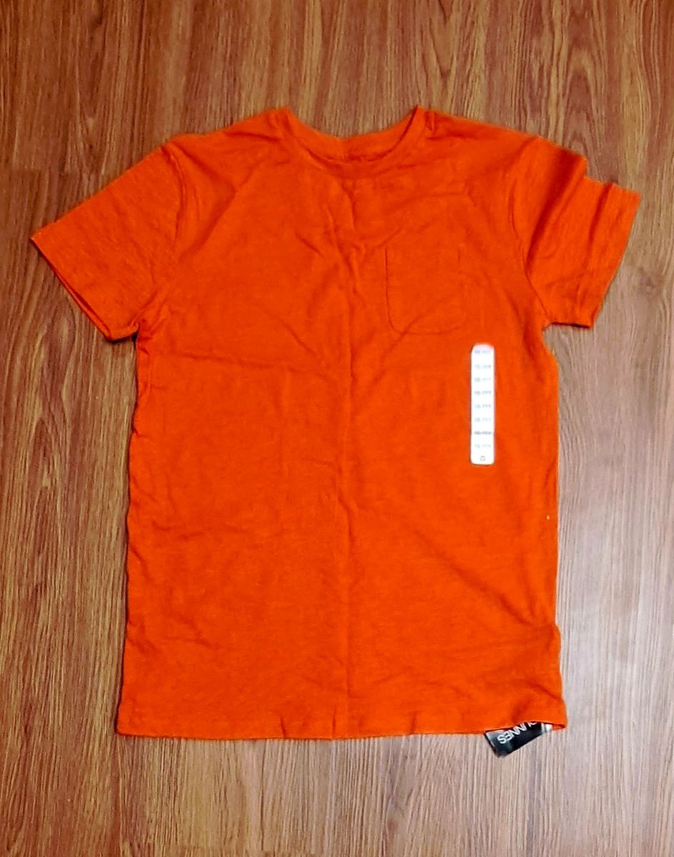 Boys Bold Orange Cotton T-Shirt