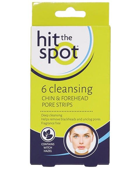 6 Cleansing CHIN & FOREHEAD PORE STRIPS