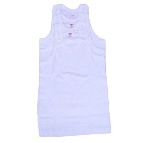 3-in-1 Quality (Back-2-School) Singlet For Boys - White