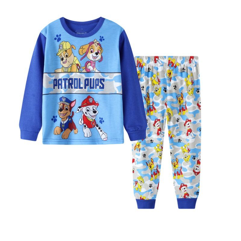 New Boys Blue Paw Patrol  Pajamas Sleep Suit Set