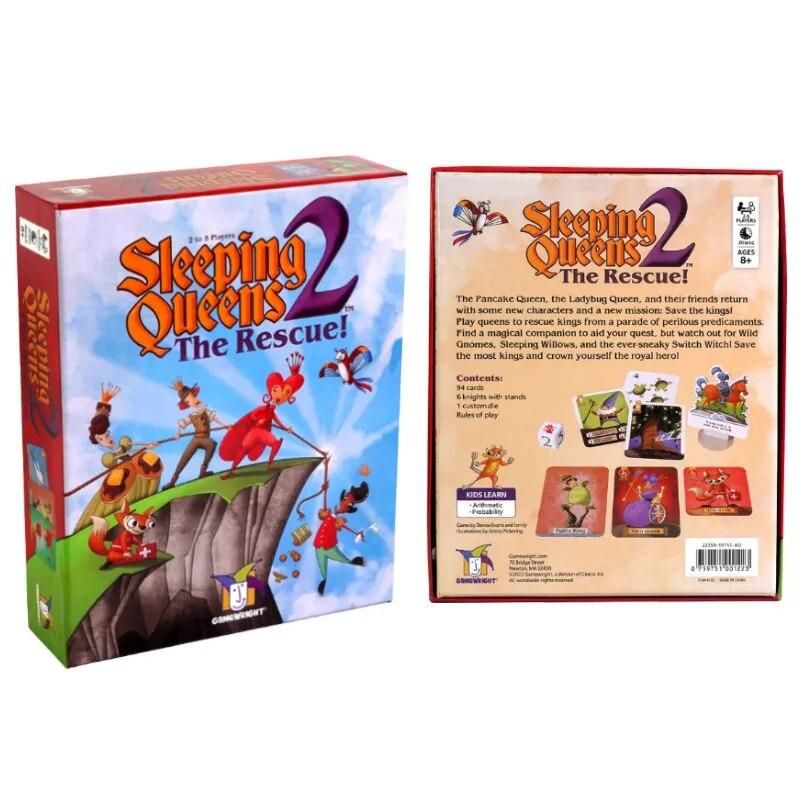 Sleeping Queens 2 English Version Of Card Game Family Gathering Party Leisure Toy Gift