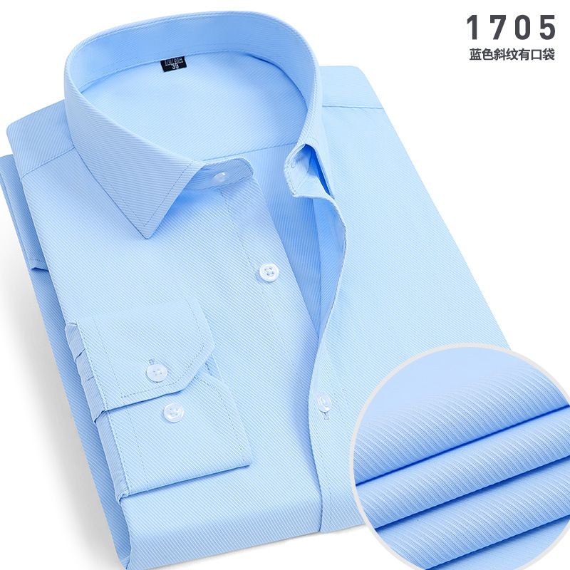 Men Corporate Top-Notch Quality Office Plain Slim Fit Long Sleeve Sky Blue Shirt