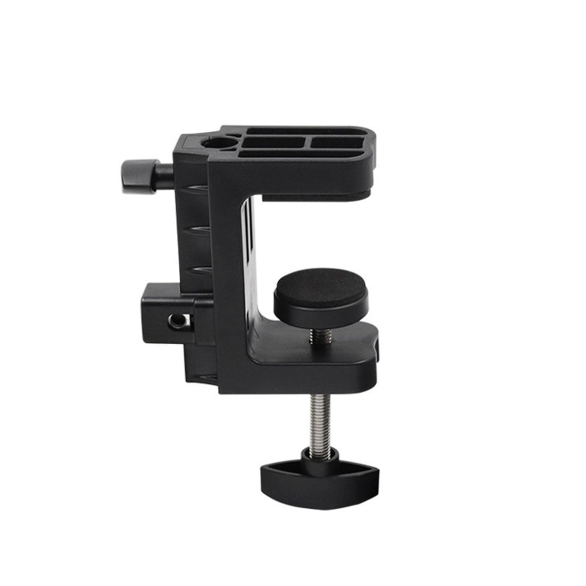 Clamp Holder 360-degree Rotating C-clamp Desktop Mount Compact Black