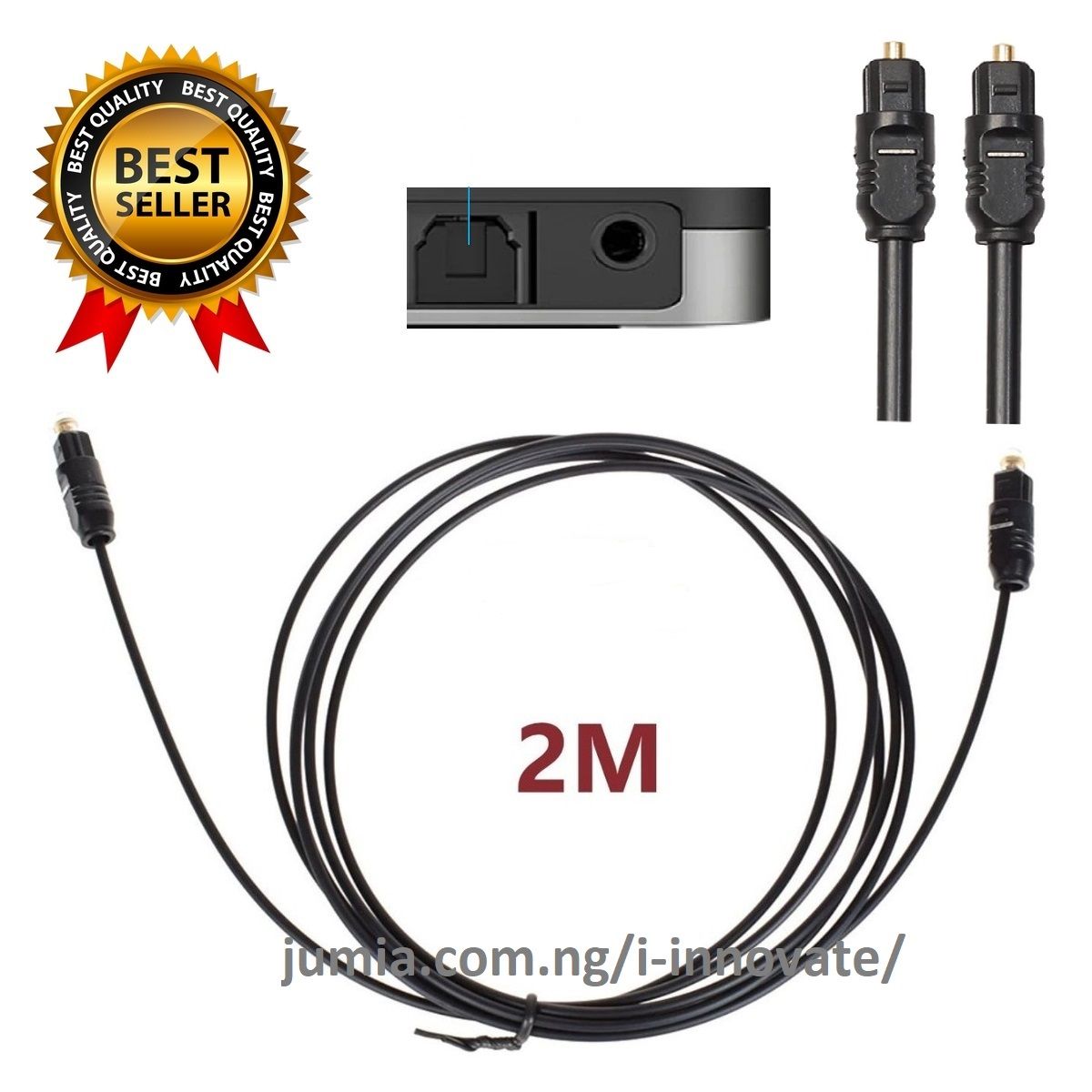 Digital Optical Audio Cable 2M