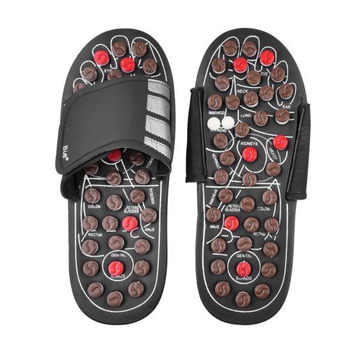 Acupressure Massage Slipper Foot Massager Jade Stone