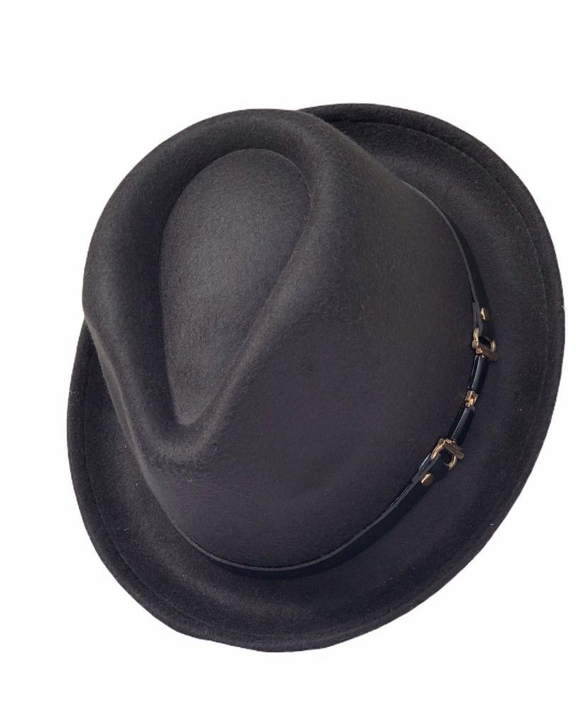 BLACK SUPERIOR QUALITY LUXURY FEDORA PANAMA HAT