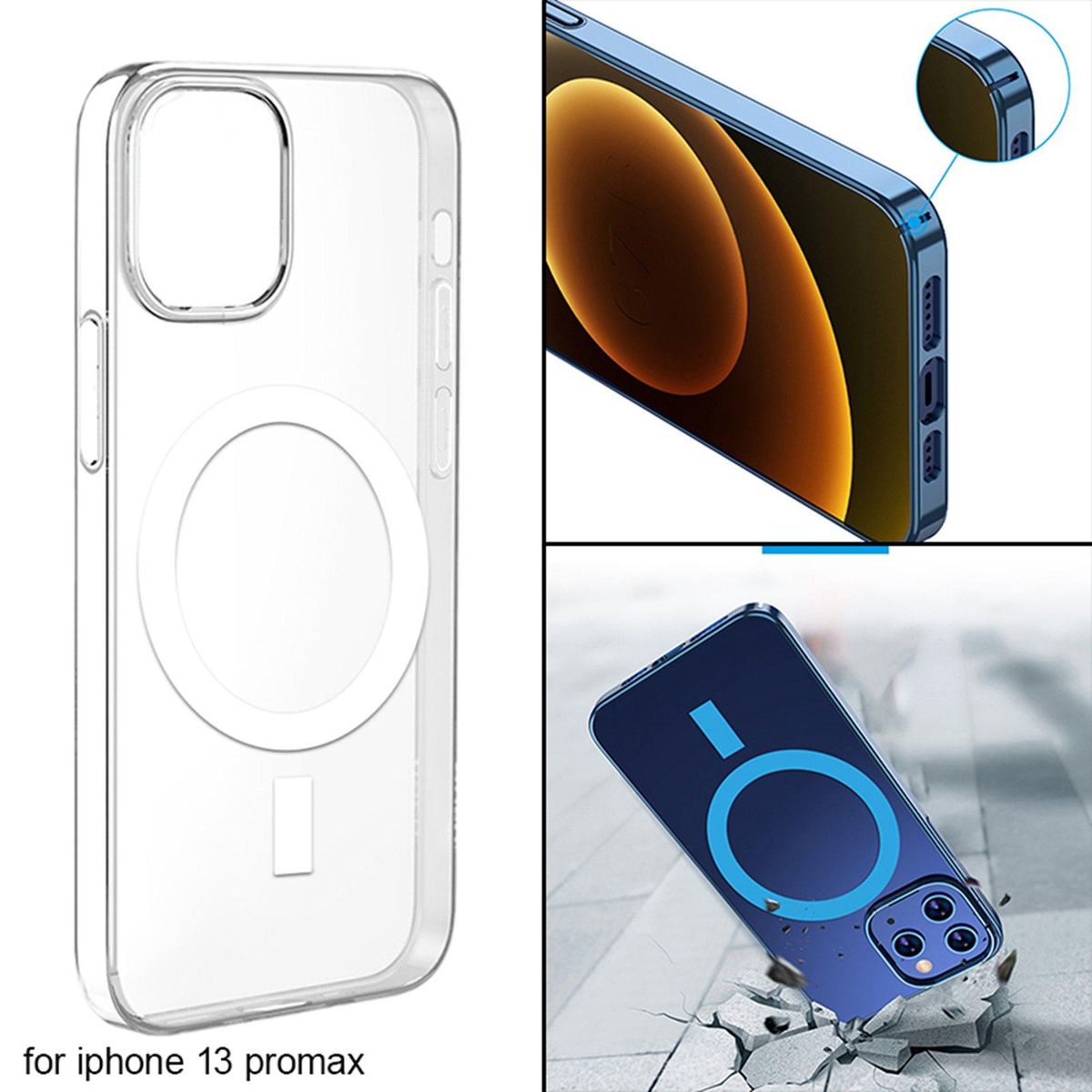 Phone Case Lightweight Thin Scratch Resistant Clear Transparent