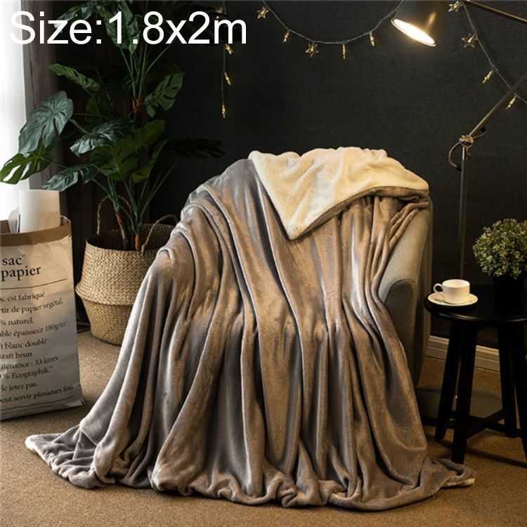 Sofa Blanket Double Thick Cashmere Coral Fleece Blanket