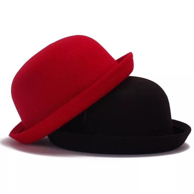 2 SET SUPERIOR QUALITY SUEDE BOWLER FEDORA PANAMA HAT