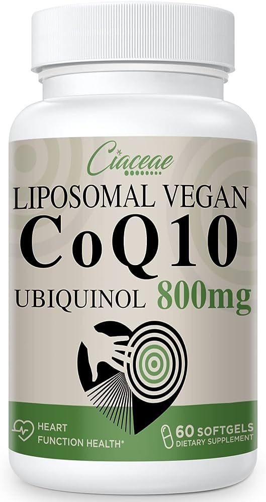 CoQ10 Ubiquinol 800mg Softgel 60 Capsules