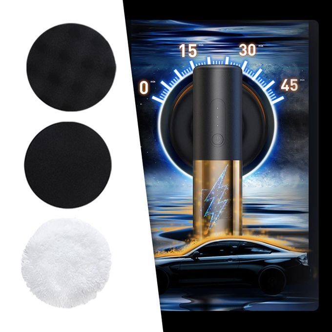 Polishing Pads Kit 3Pcs Clean Sealing Glaze Waxing Tools For