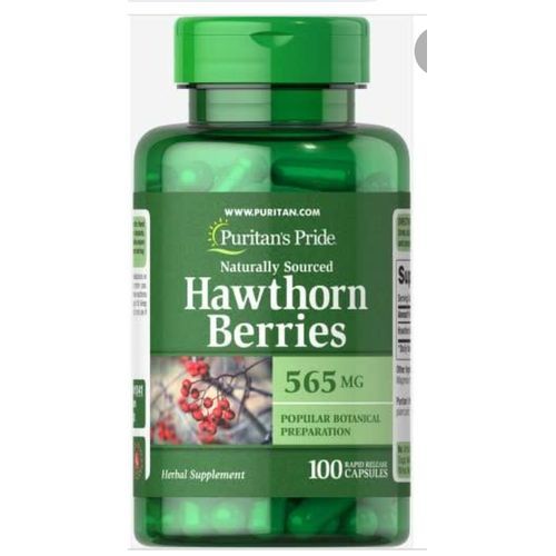 Hawthorn Berries 565 Mg X100 Capsules