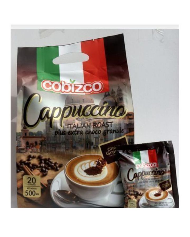 Cappuccino COFFEE PLUS EXTRA CHOCOLATE GRANULES