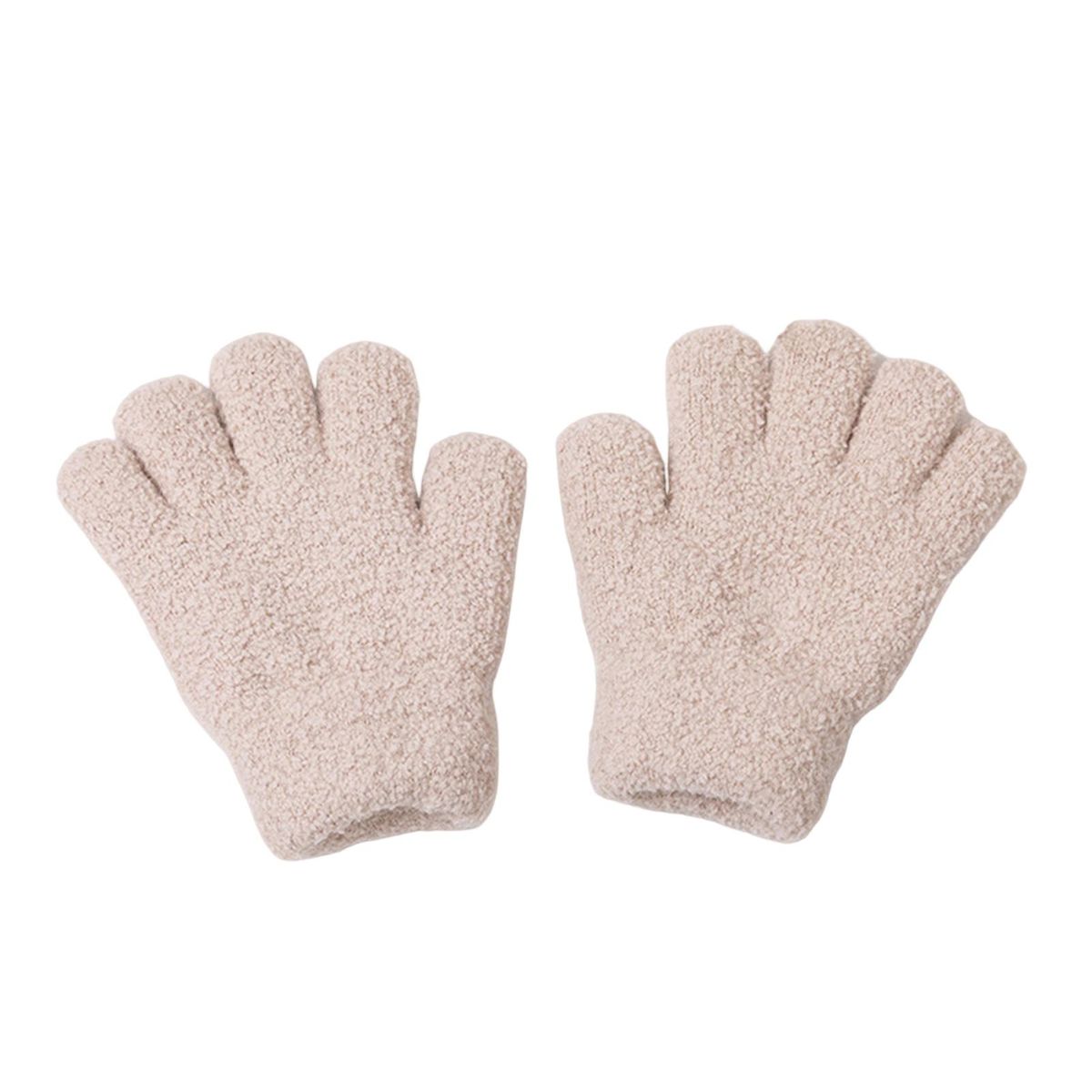 1 Pair Children Winter Skiing Boys Girls Beige