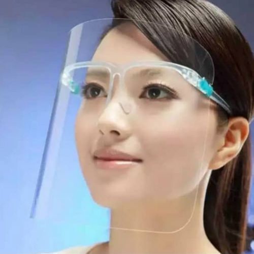 Protective Face Shield With Frame - 1piece