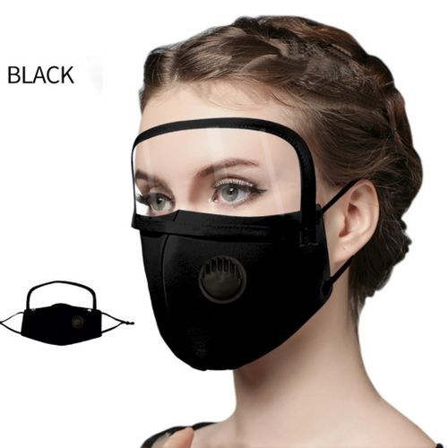 Nose Mask With Face Shield & Breathing Valve
