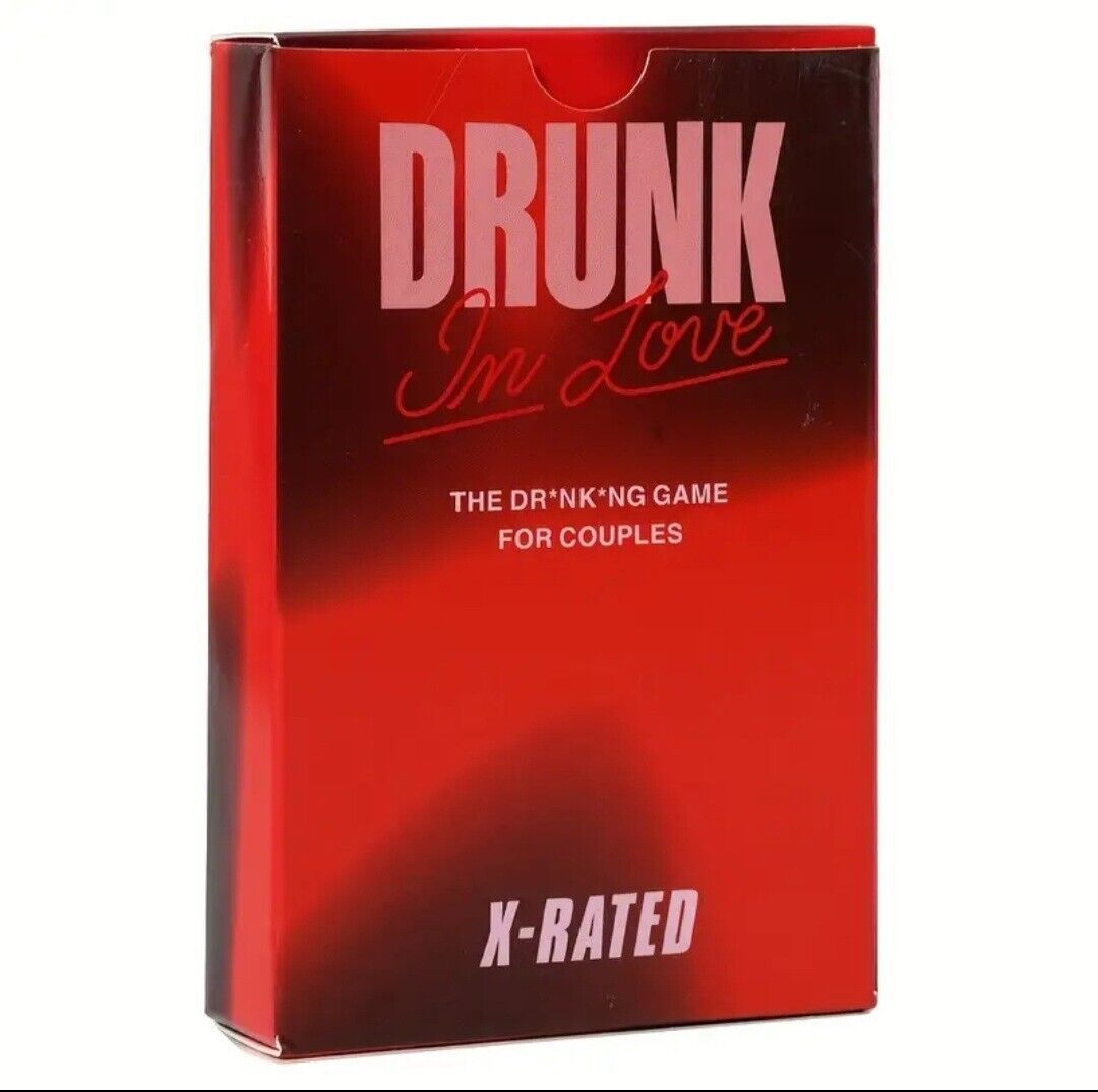 Drunk In Love Drinking Game Card For Couples
