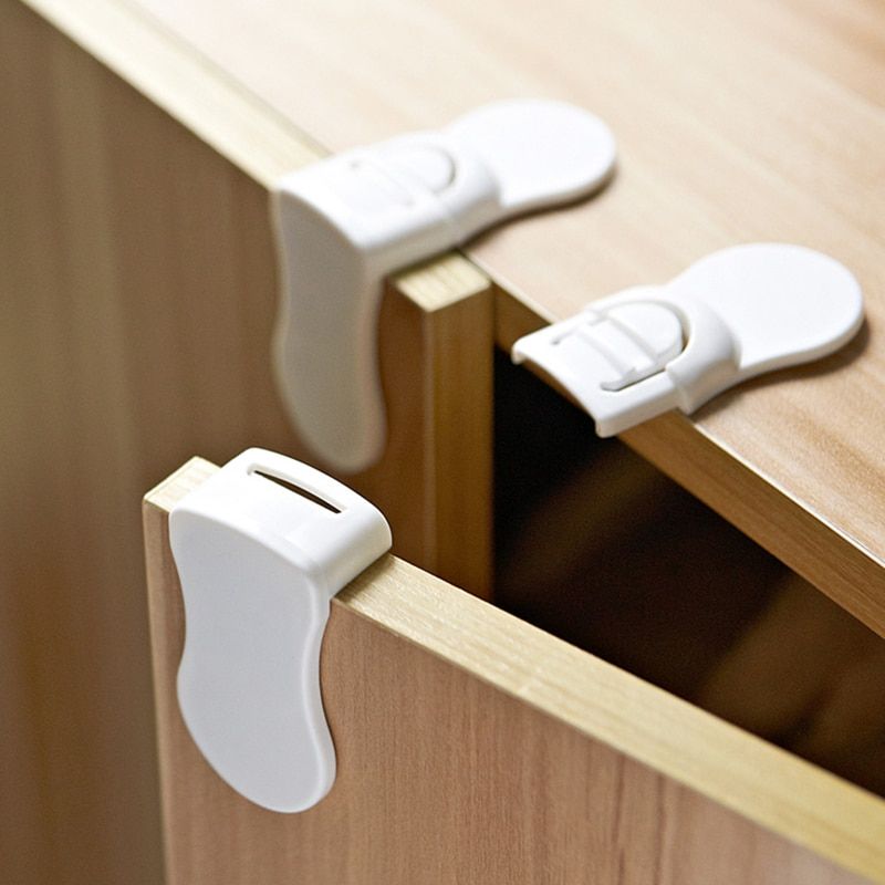 5Pcs Child Safety Straps Locks Baby Kids Drawer Cupboard Cabinet Wardrobe Door Refrigerator Safety