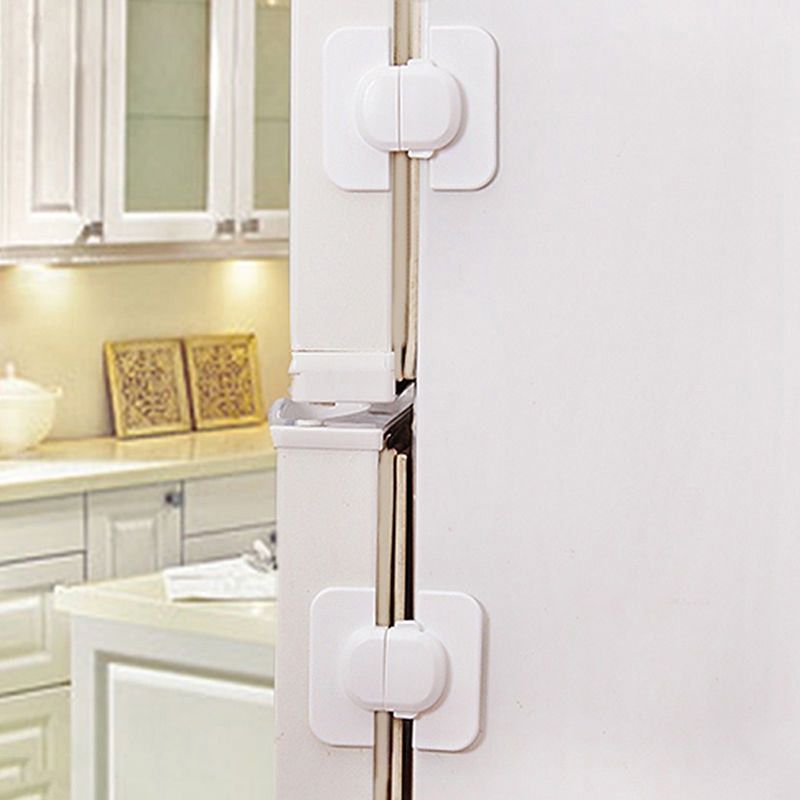 1Pcs Home Refrigerator Fridge Freezer Door Lock Latch Catch Toddler Kids Child Cabinet Locks Baby Safety Child Lock