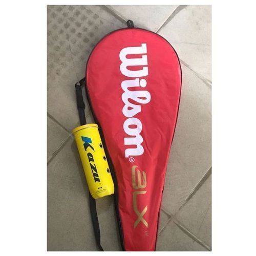 Lawn Tennis Racket With Tennis Balls