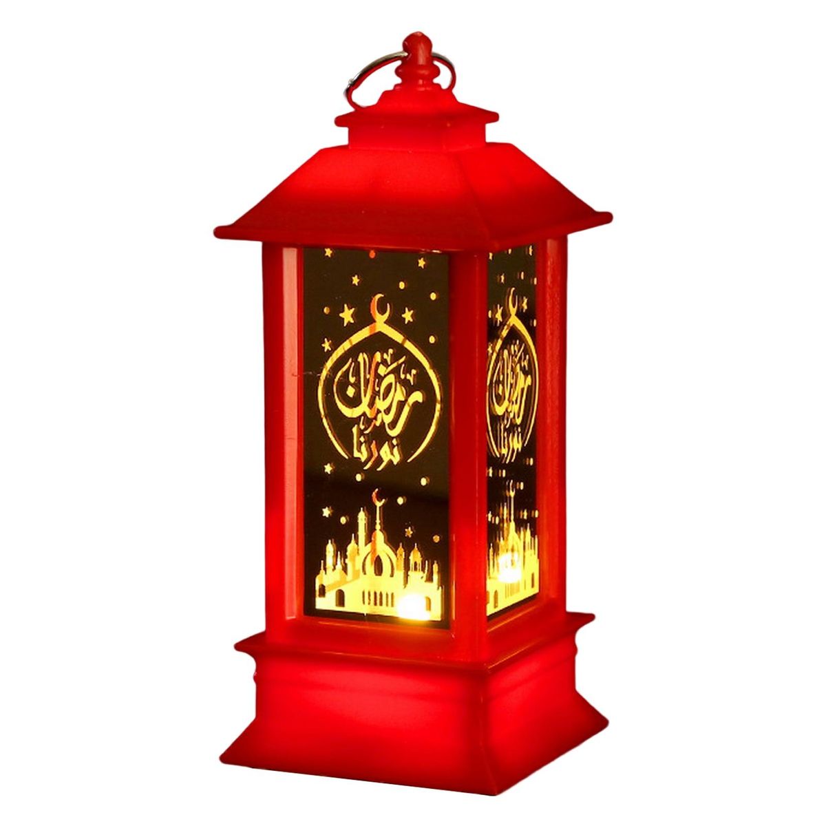 Bedside Lamp Festival Candlestick Tealight Bedside Lamp Gift Red