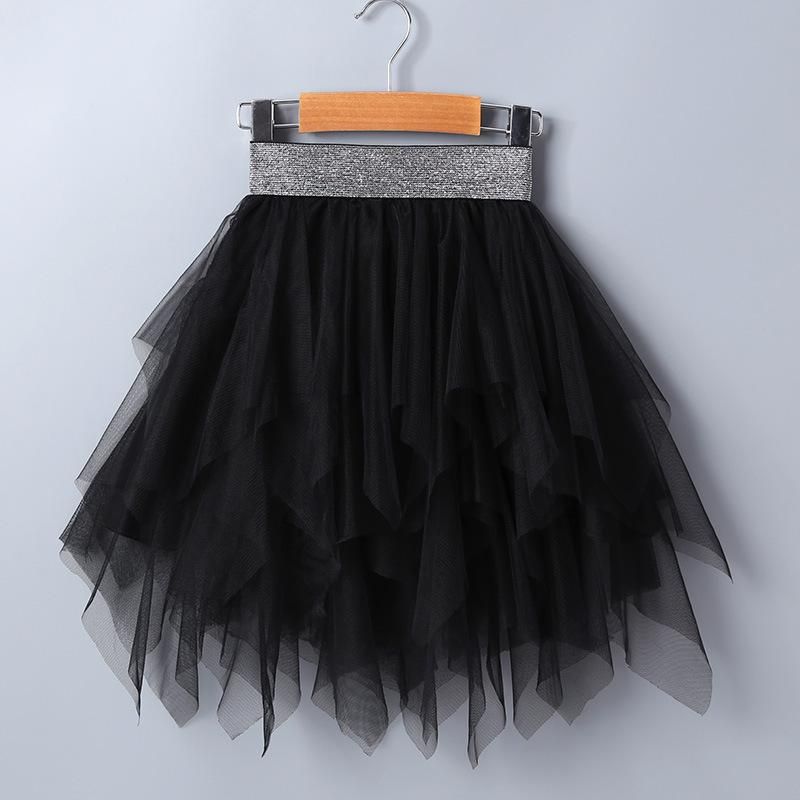 Children's Rainbow Half-length Skirt Mesh Skirt