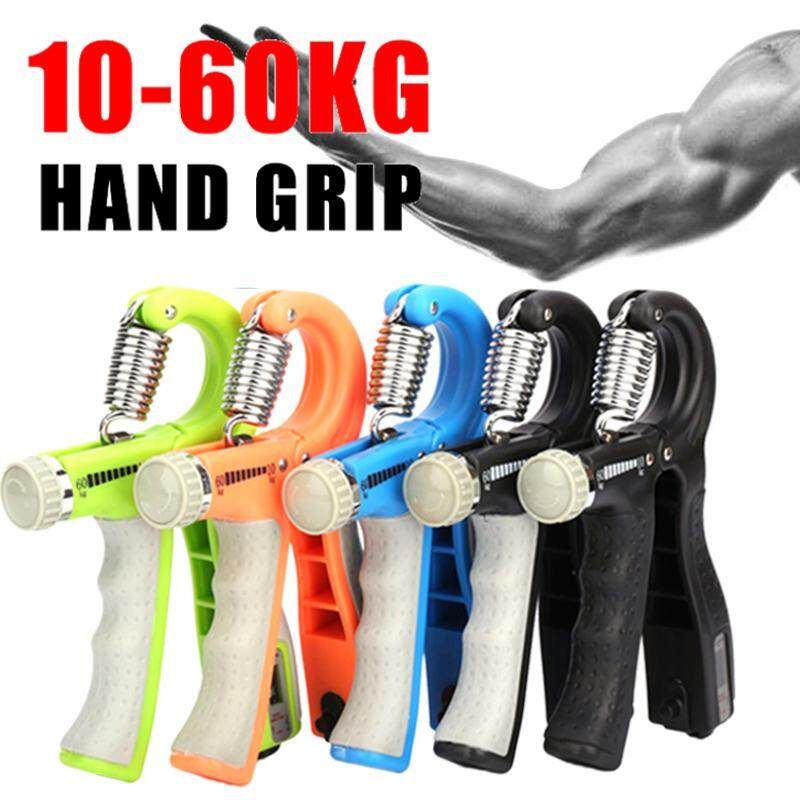 22-132 Lb Adjustable R Shape Non-slip Hand Grip Fitness Pinch Meter Portable Hand Expander Gripper Tool 10-60 Kg Grey