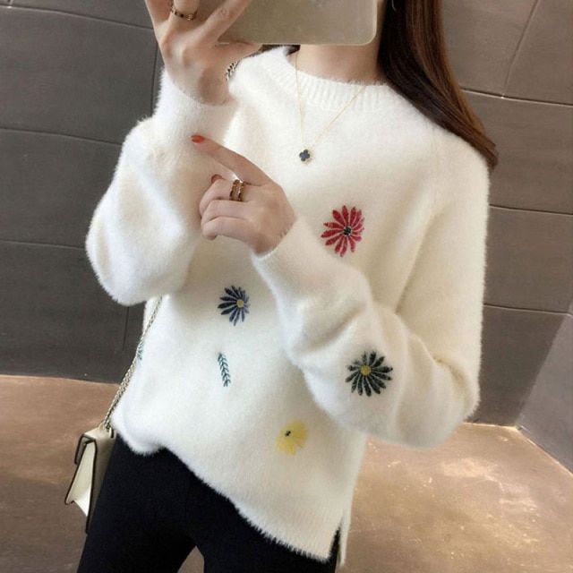 Women's Sweater Round Neck Sweater Women Sweater