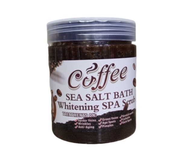 Coffee Sea Salt Bath Whitening Spa Scrub - 350g