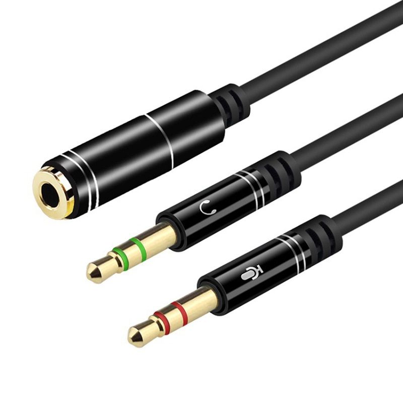 3.5mm Audio Splitter Cable Dual Headphone Jack Splitter Adapter For AUX Stereo Earphone Headphone Computer Jack 3.5mm