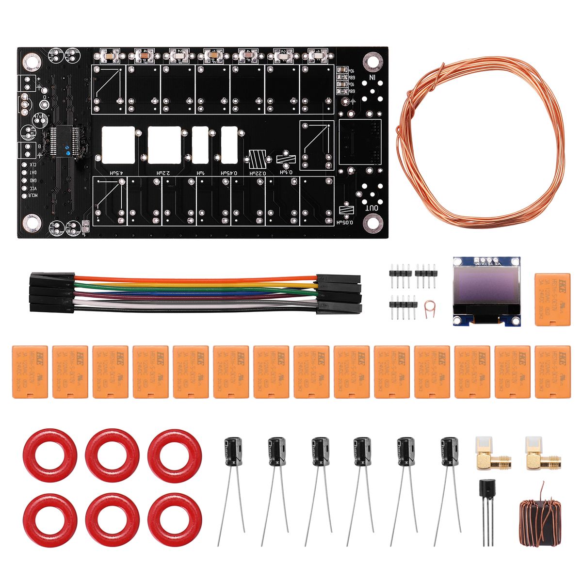 ATU-100 DIY Kits 1.8-50MHz Automatic Antenna Tuner +OLED