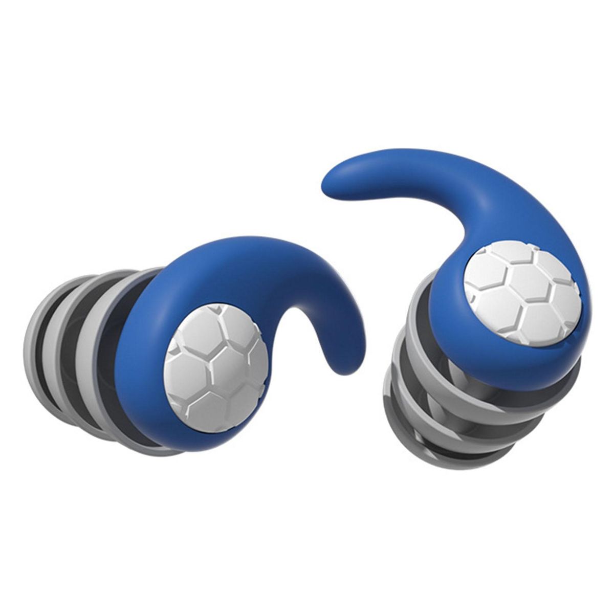 1 Pair Noise Reduction Earplugs Women Men Noise Canceling Ear Plugs Blue