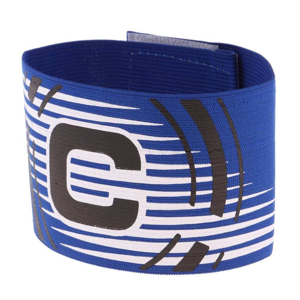 Captain Armband Football Soccer Sports Adjustable Arm Band Blue