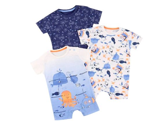 Baby Boy  Romper-3 Packs