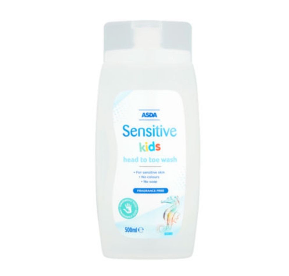 Sensitive Kids Head To Toe Body Wash 500ml