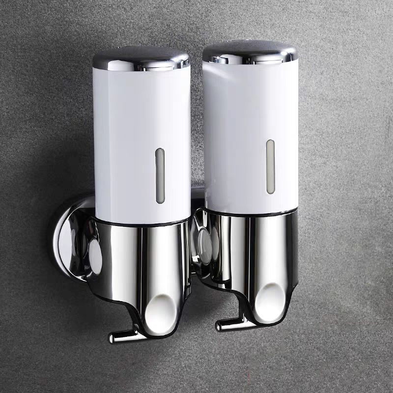 Interhasa! Bathroom Foam Soap Dispenser Hand Sanitizer Holder Wall Mount Soap Shampoo Head Shower Liquid Dispenser Container
