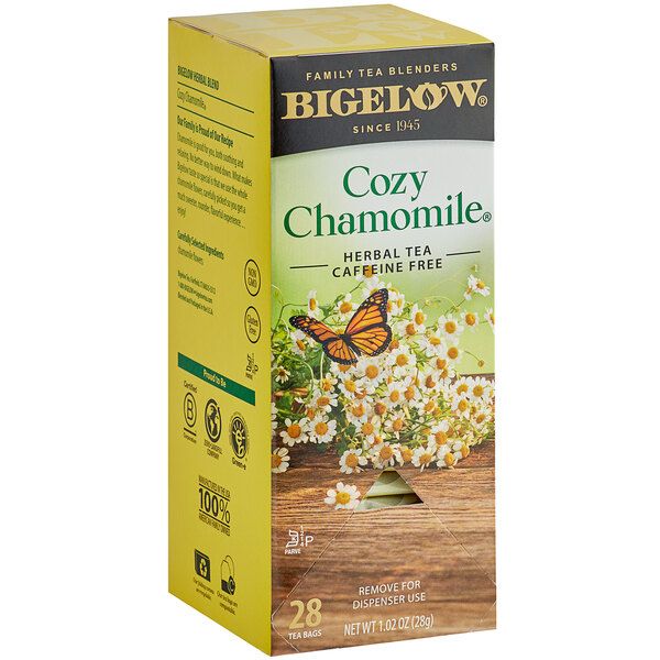Cozy Chamomile Herbal Tea Bags - 28/Box