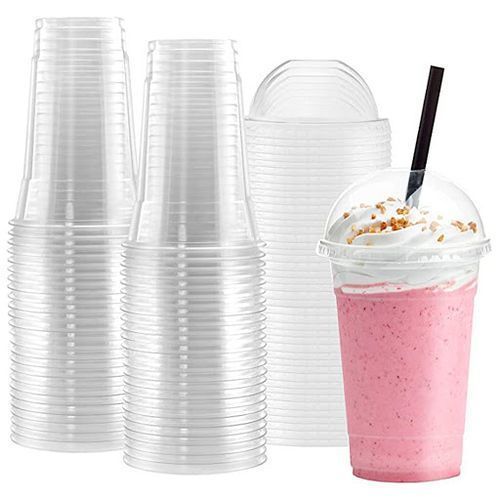 50pcs  Smoothie/drink  Cups With  Straw