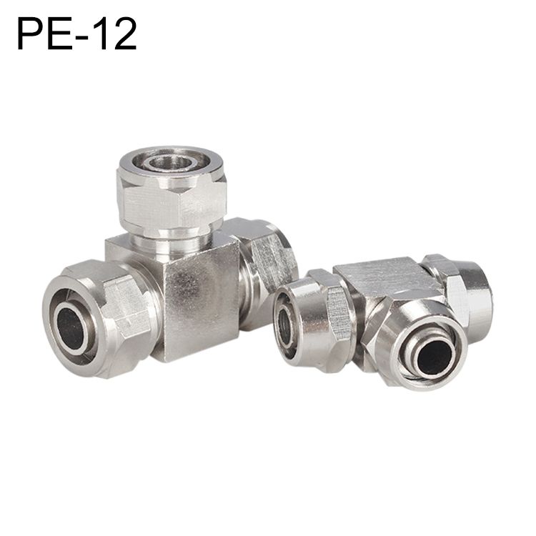 PE-12 LAIZE Copper Y-type Tee Pneumatic Quick Connector