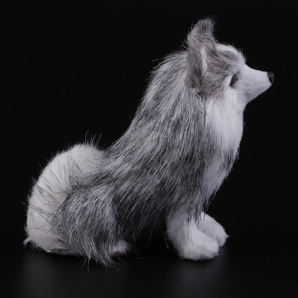 Realistic Miniature Dachshund/Huskie Dog Figurine Garden
