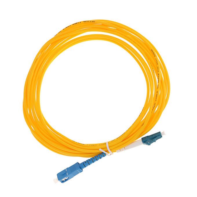 SC To LC Singlemode Single Core Fiber Optical Patch Cable Cord 5m