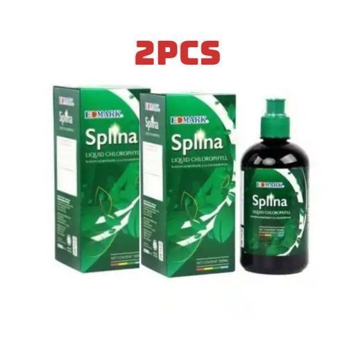 2 Bottles Of Splina Liquid Chlorophyll Drink