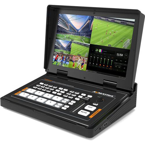 PVS0403U 4-Channel SDI & HDMI Video Switcher With 10.1